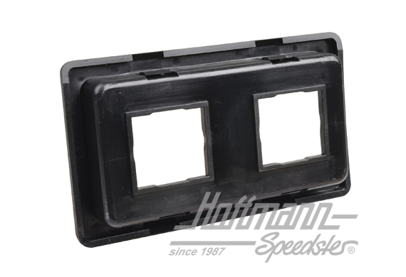 Cover, air conditioning switch, black                                                               