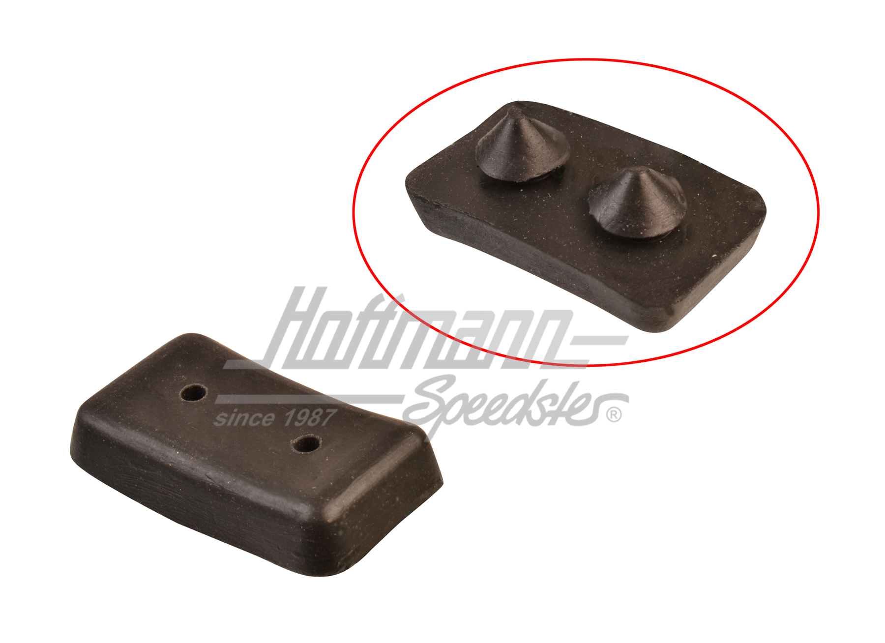 Rubber pad, clamp/jack | 211 801 647 | 090-6270