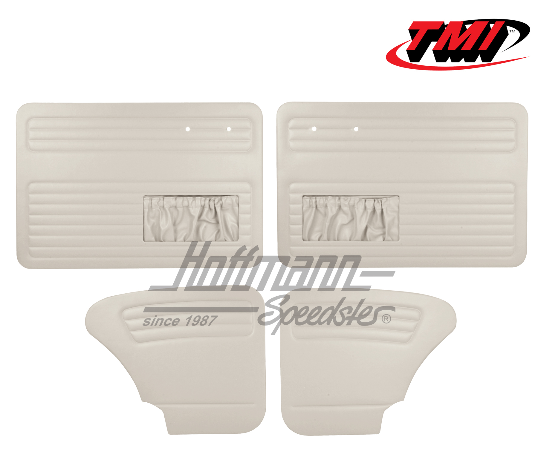 Door panels, Beetle Sedan, 64-66, white | 10-1128-20 | 055-7510