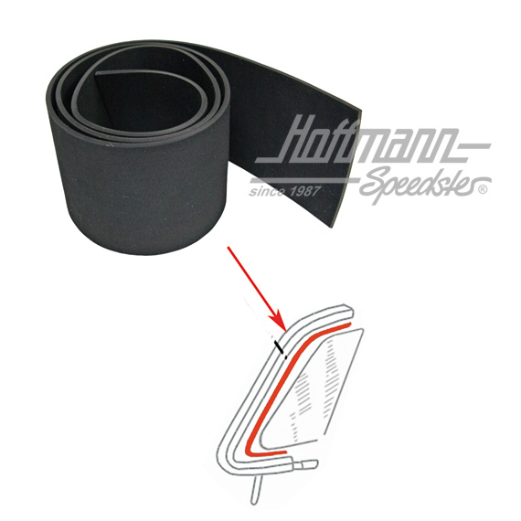 Seal, vent-window glass / frame | 221 845 295 A | 020-5233-10