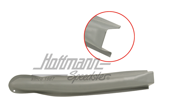 Air duct, rear. 8.55-7.74, left | 141 805 101 | 068-0030-01