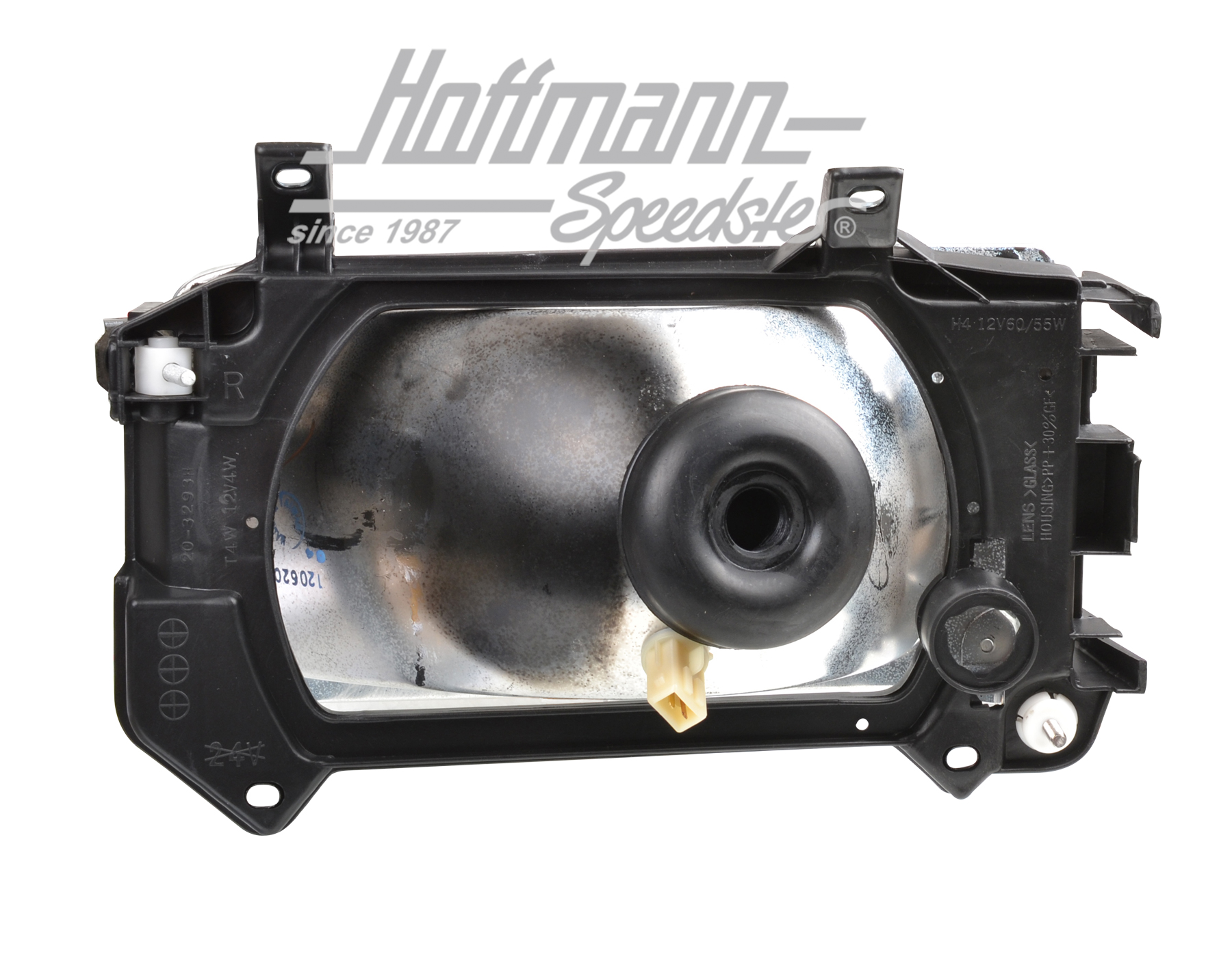 Headlight, H4, right (short)                                                                        