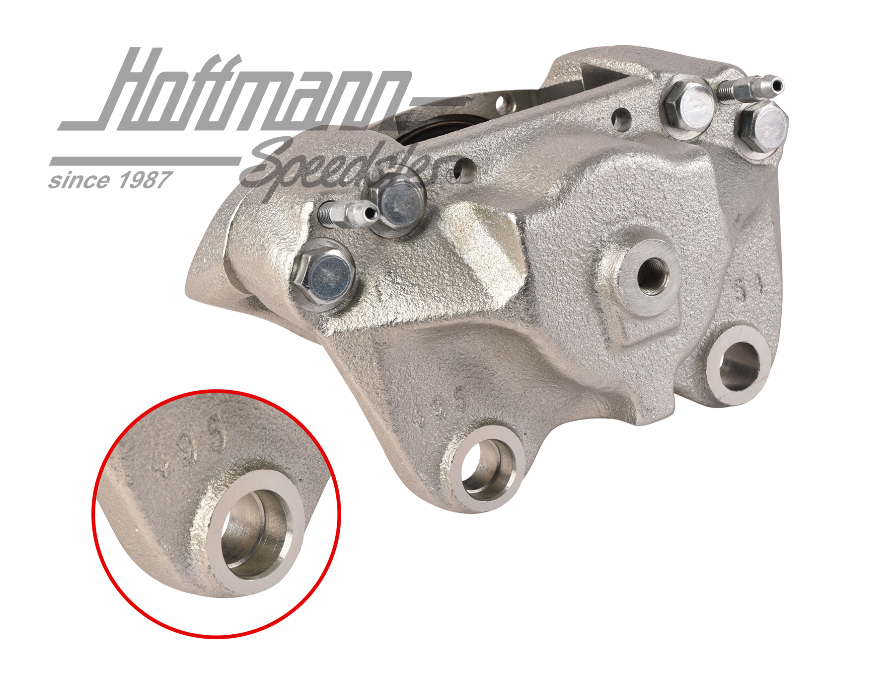 Brake caliper, 8.72-, right (parallel) | 211 615 108 | 090-2992-32