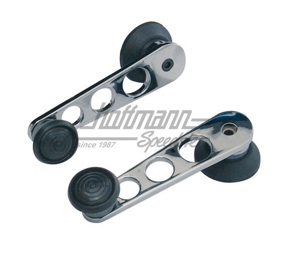 Window winders, chromed/plastic, black | AC 837 610 | 010-3105-01
