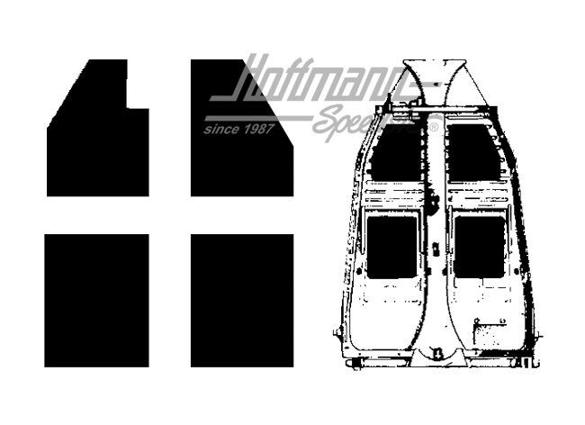 Floor panel insulation, universal | 113 898 740 | 020-5388