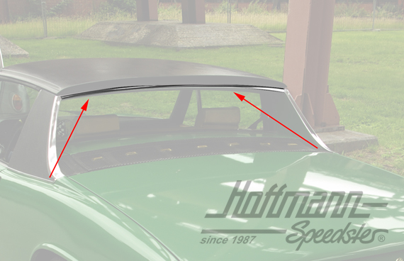 Moulding, Targa bow, upper, 914                                                                     